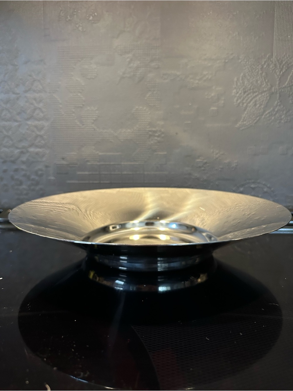 Mepra Italy Polished Silver Stainless Steel Serving Bowl very good condition